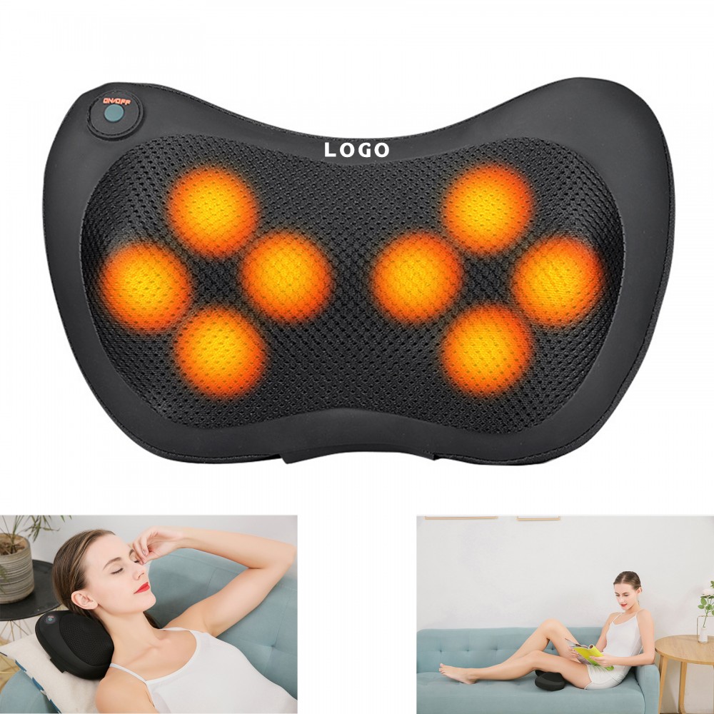 Neck Pillow Massager with Heat Logo Branded Neck Pillow Massager with Heat Logo Branded