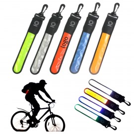 Carabiner Clip-On LED Safety Reflector with Logo