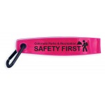 Reflective Safety Fob w/Carabiner Custom Imprinted