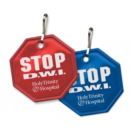 Octagon Zipper Pull with Logo