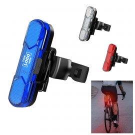 Logo Branded LED Bike Rear Safety Light  Logo Branded LED Bike Rear Safety Light