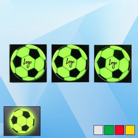 Soccer Pattern Reflective Stickers with Logo