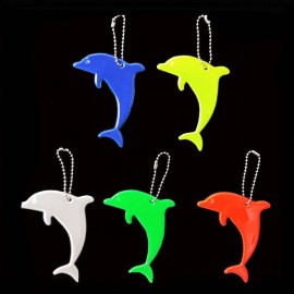 Promotional Dolphin PVC Reflective Keychain