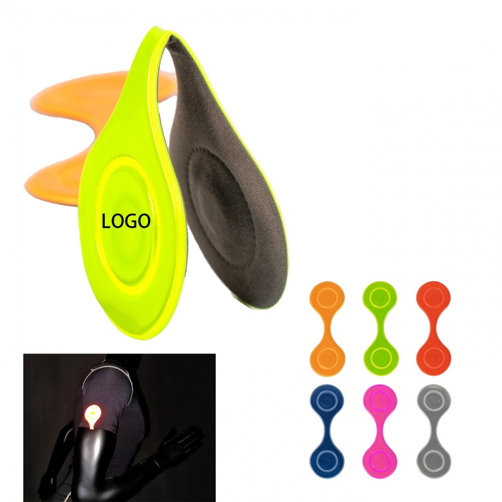 Promotional Night Running Magnetic Fold Over Reflective Clip