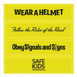 Custom Imprinted Helmet Reflector