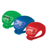 Logo Branded Bike Safety Lights w/Light Lens Imprint