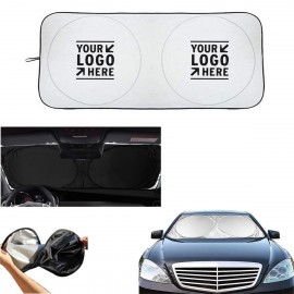 Folding Car Windshield Sunshade with Logo