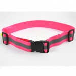 Custom Outdoor sports elastic reflective safety belt sash band