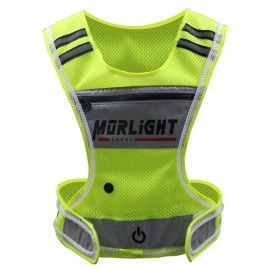 Outdoor Sports Flashing Warning Reflective Riding Harness with Logo  Outdoor Sports Flashing Warning Reflective Riding Harness with Logo