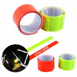 Reflective Slap Wristband with Logo  Reflective Slap Wristband with Logo