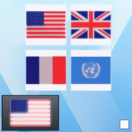 2 11/16" x 1 7/8" Reflective Stickers with Logo