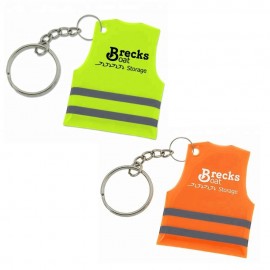 Reflect Safety Vest Key chain with Logo