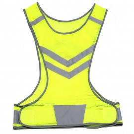 Custom LED light reflective vest outdoor sports riding safety vest