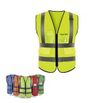 Safety Vest With Reflective Strips with Logo