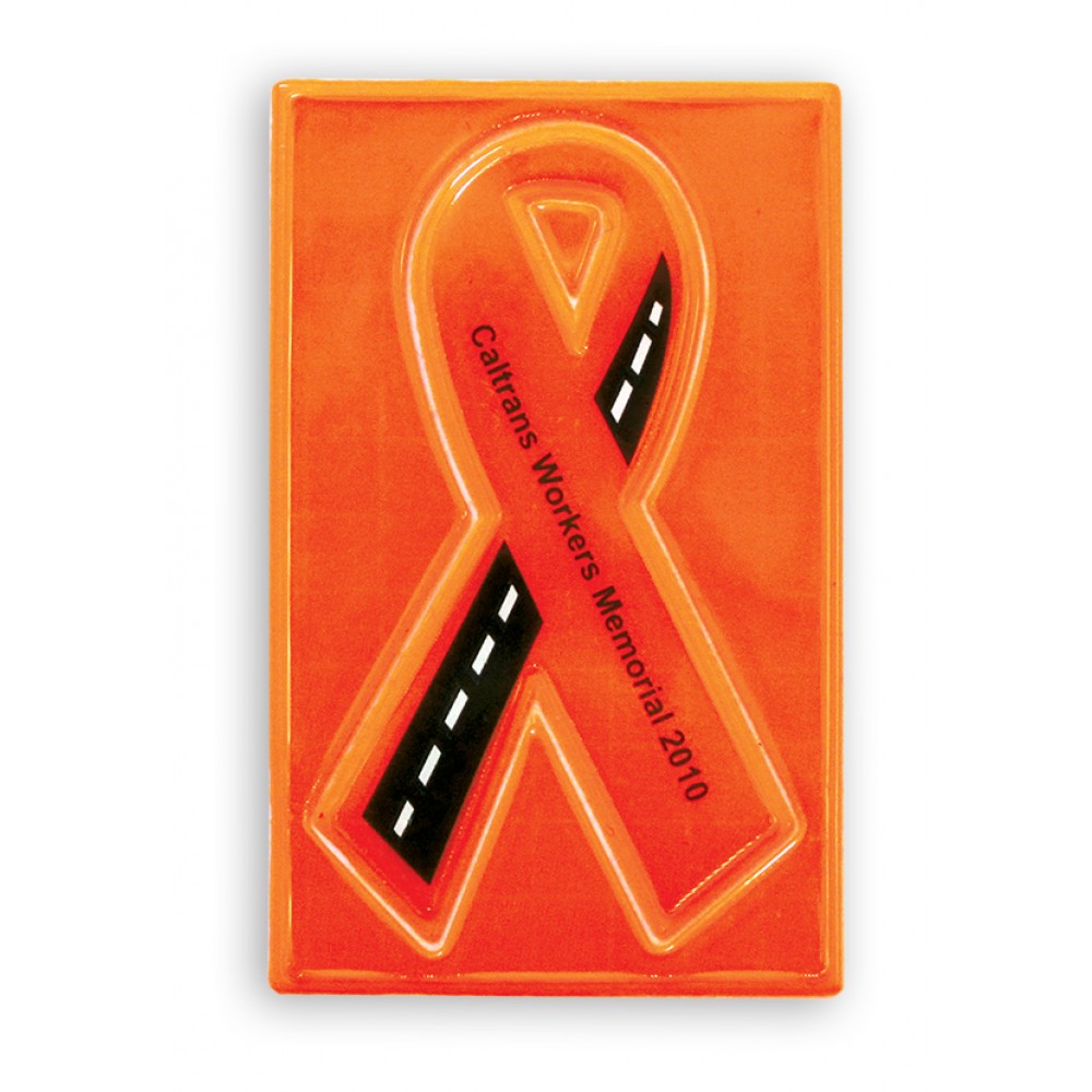 Custom Printed Reflective Ribbon Sticker Custom Printed Reflective Ribbon Sticker