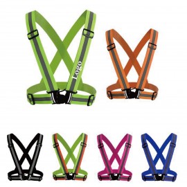 Logo Branded Adjustable Reflective Safety Vest