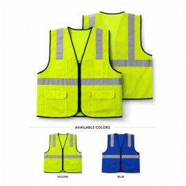 Reflective High Visibility Vest with Logo