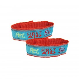Reflective Pet Leg Bands - "Elite" Weave with Logo  Reflective Pet Leg Bands - "Elite" Weave with Logo