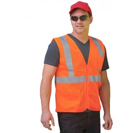High Visibility Safety Vest, Printed Pocket with Logo