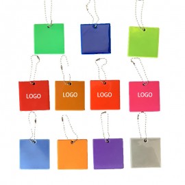 Night Riding Reflective Pendant Safety Reflector with Logo  Night Riding Reflective Pendant Safety Reflector with Logo