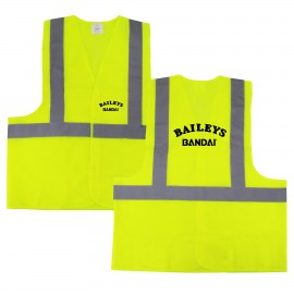 Custom Mesh Fabric Reflective Safety Vest
