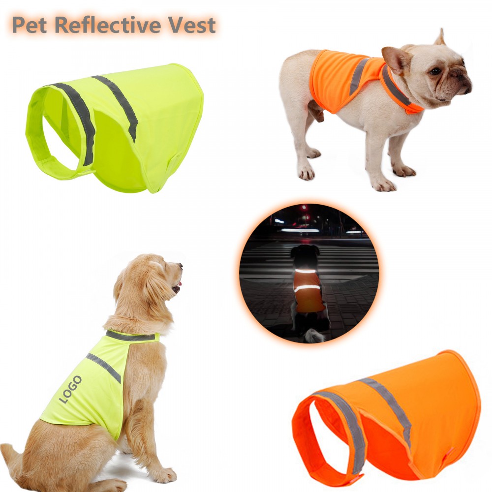 Pet Reflective Cape Dog Vest with Logo