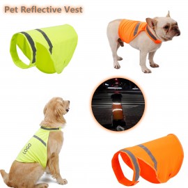 Pet Reflective Cape Dog Vest with Logo