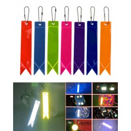 Customized Reflective Safety Keychain Tags  Customized Reflective Safety Keychain Tags