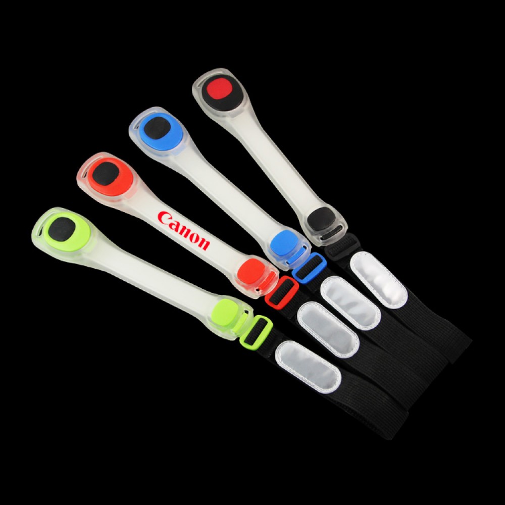 Custom Imprinted Wearable Safety Lights - LED Arm Band Custom Imprinted Wearable Safety Lights - LED Arm Band