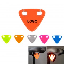 Reflective Triangle Warning with Logo