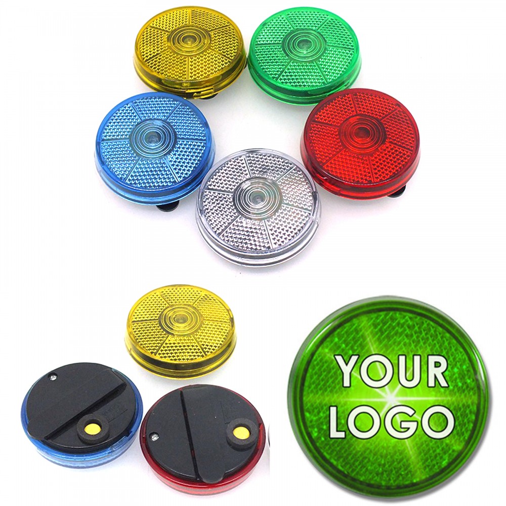 Personalized Clip On Reflector Safety Light