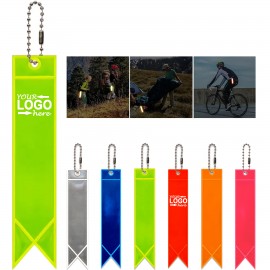 Custom Reflective PVC Bicycle Saddle Safety Strip with Logo