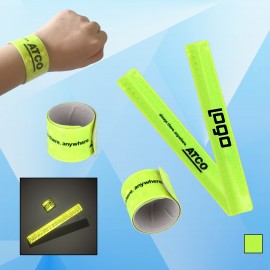 Reflective Slap Wristband with Logo  Reflective Slap Wristband with Logo