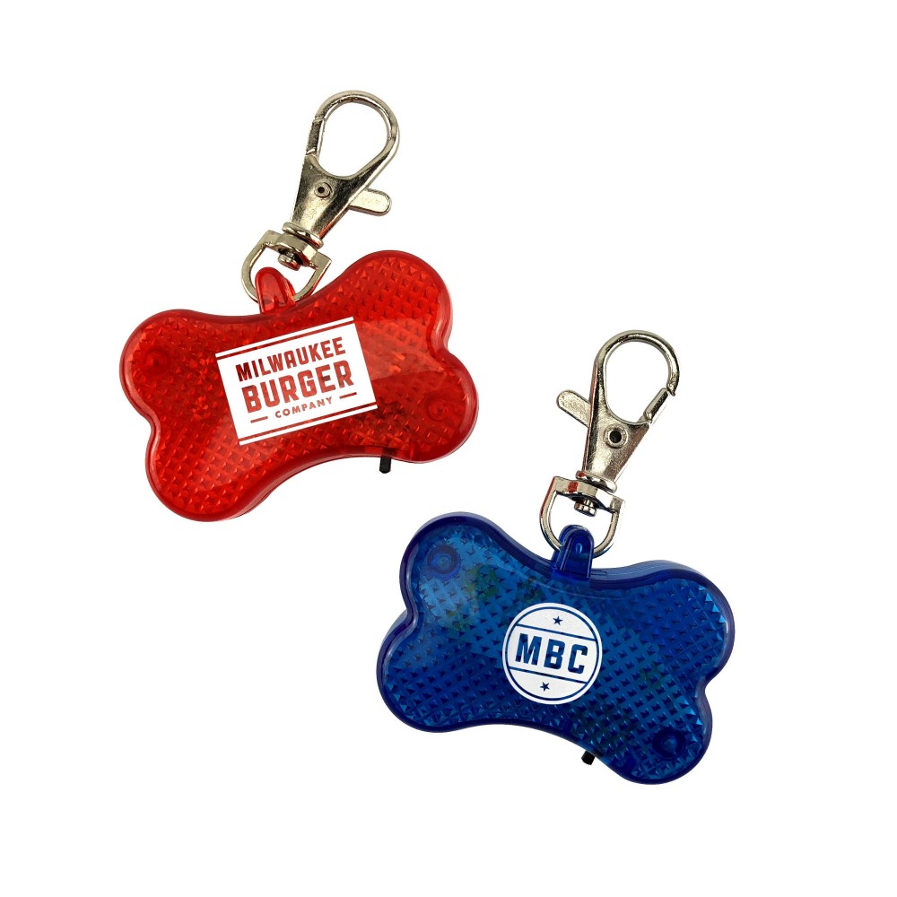 Custom Printed Pet Safety Strobe Tag - Short Run Custom Printed Pet Safety Strobe Tag - Short Run