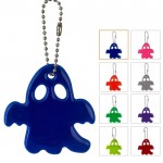 Halloween Ghost PVC Reflective Keychain with Logo
