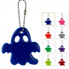 Halloween Ghost PVC Reflective Keychain with Logo  Halloween Ghost PVC Reflective Keychain with Logo