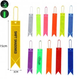 Custom Reflective Safety Keychain Tags