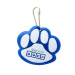 Paw Shaped Reflective Pet Tag with Logo
