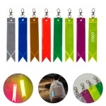 Safety Reflector Pendant Keychain with Logo
