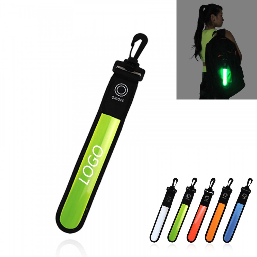 Personalized LED Glowing Reflective Backpack Strip