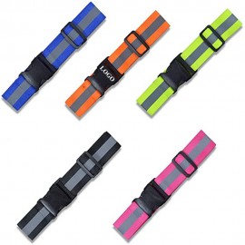High Visibility Reflective Belt or Sash with Logo