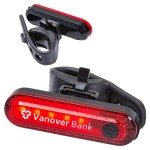 Logo Branded Lucent Rechargeable Bike Taillight