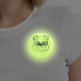 Promotional Customization Reflective Badge Pin