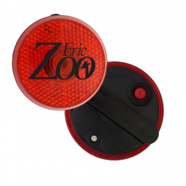 Clip-On Safety Reflector / Light with Logo