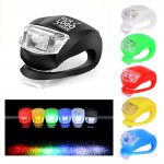 Durable and Bright Silicone LED Bicycle Safety Light with Logo