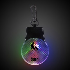 Promotional Clear Light Up Safety Reflector(Pad Printed)  Promotional Clear Light Up Safety Reflector(Pad Printed)