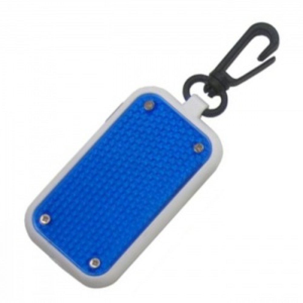 Logo Branded Flashing LED Safety Reflector Logo Branded Flashing LED Safety Reflector