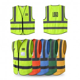 Custom Safety Vest W/ Multi Pockets  Custom Safety Vest W/ Multi Pockets