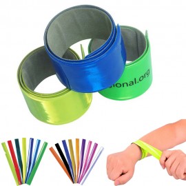 Reflective Slap Bracelets with Logo