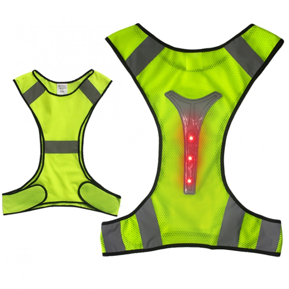 Personalized Safety vest with led lights security reflective vest